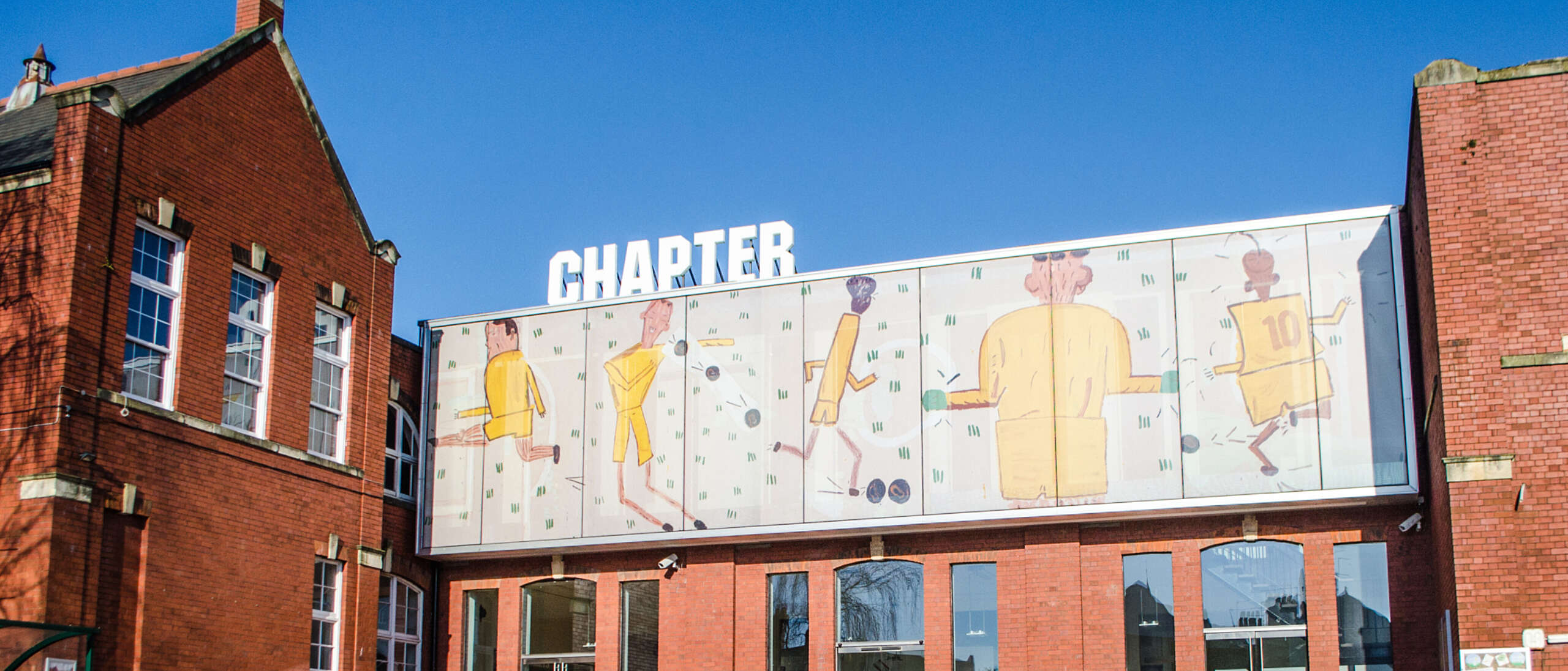 The main entrance of Chapter in the distance.