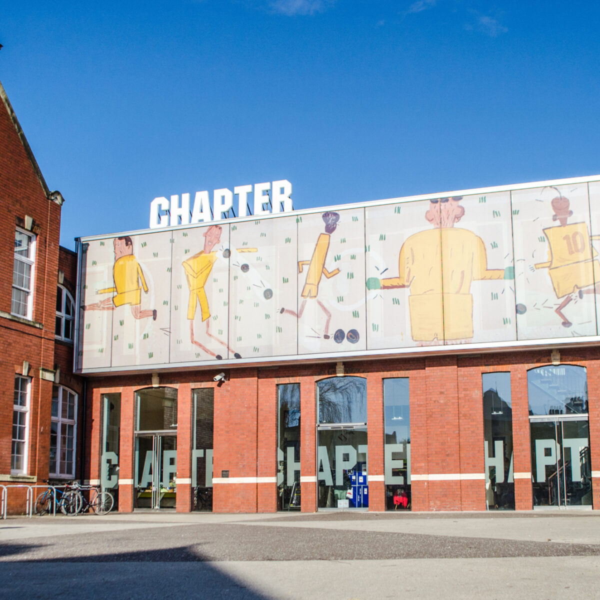 The main entrance of Chapter in the distance.